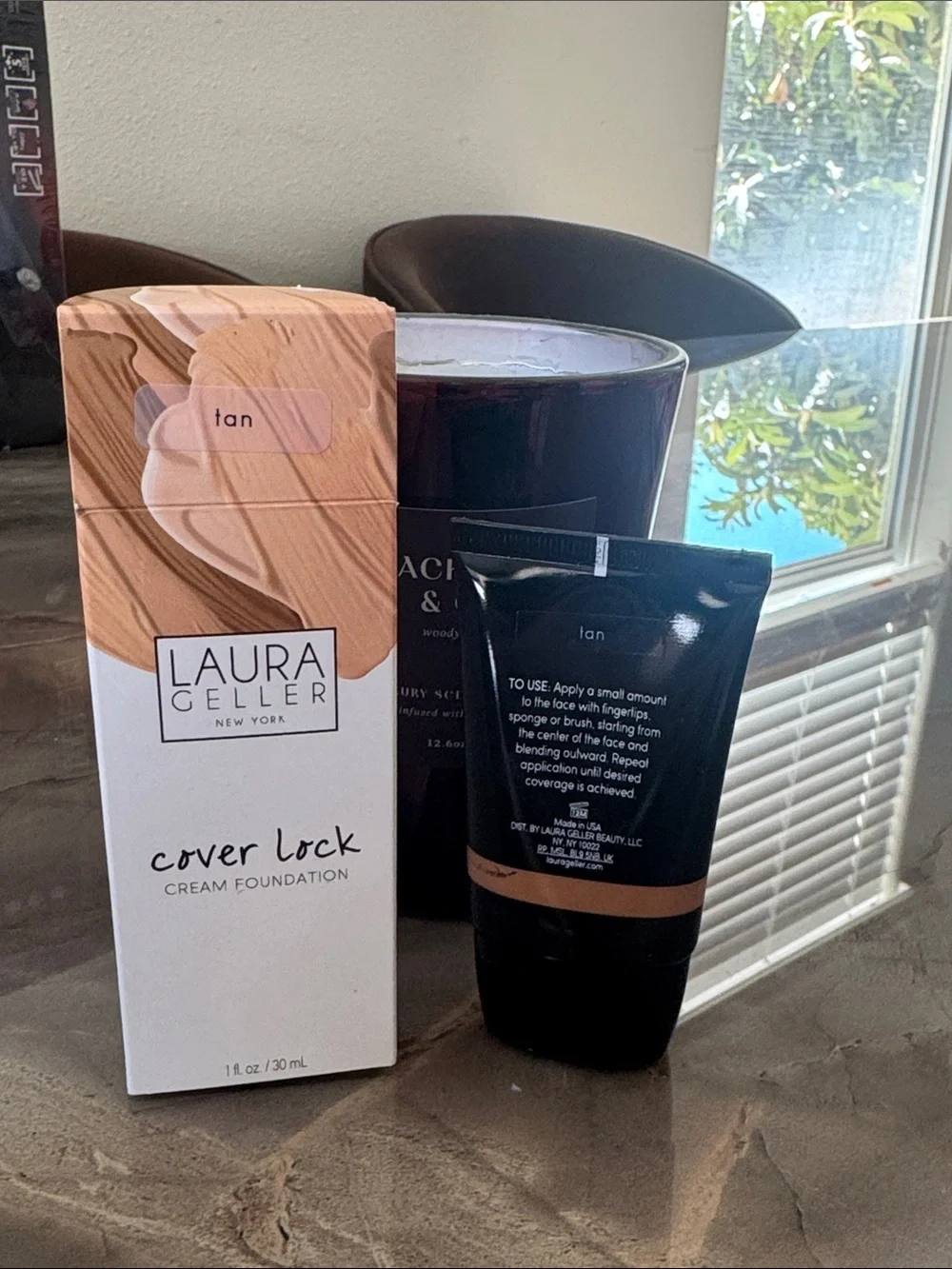 Laura Geller Cover Lock Cream Foundation - Tan Shade